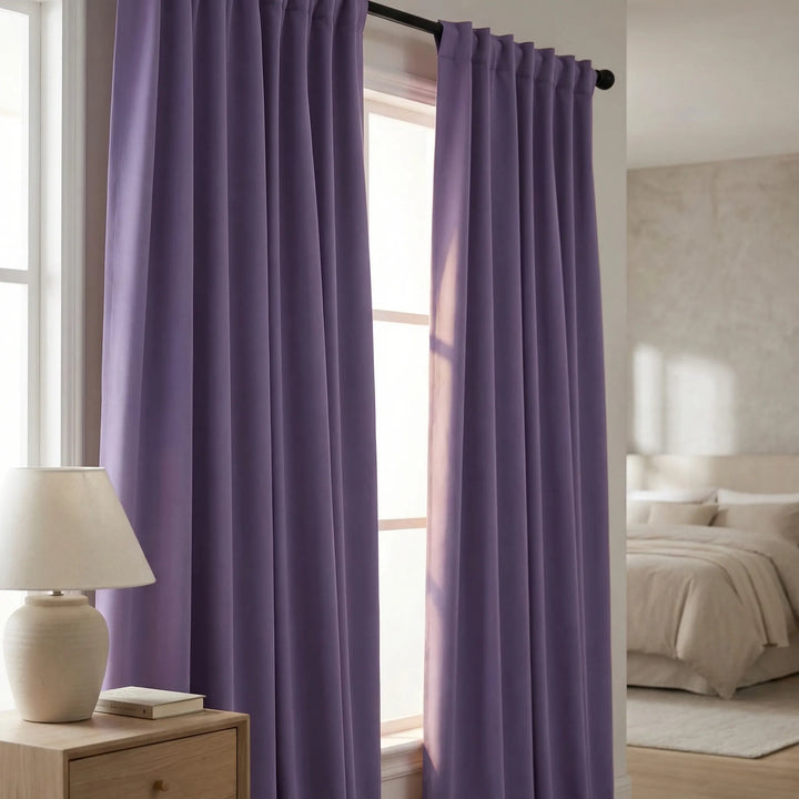 Shadorra - Thermal Blackout Rod Pocket Curtain Panels