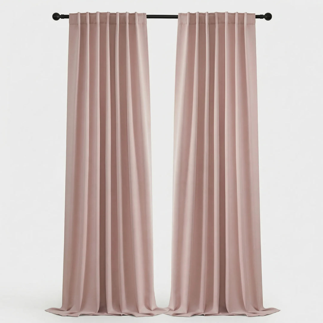 Shadorra - Thermal Blackout Rod Pocket Curtain Panels