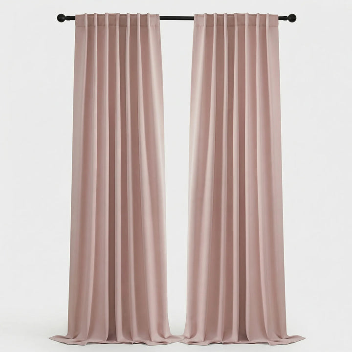 Shadorra - Thermal Blackout Rod Pocket Curtain Panels