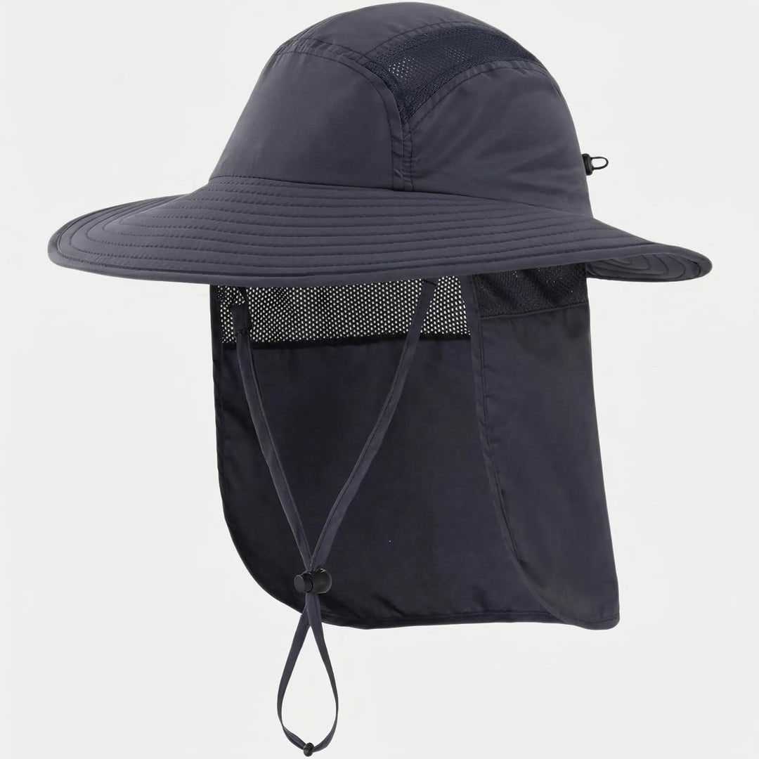 Shadovex - Wide Brim Hat With Neck Flap