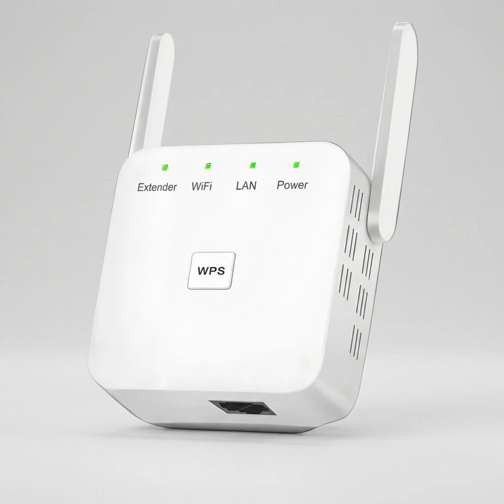 Signaluxe - Dual-Band Plug-In WiFi Range Extender