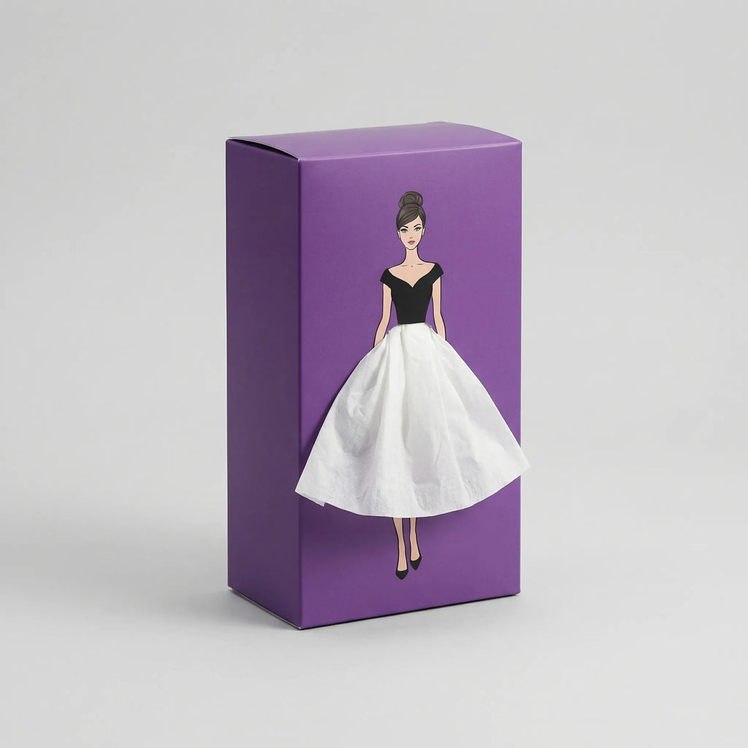 Skirtisse - Vintage Pop-Art Decorative Tissue Holder