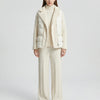 3-Piece Knit And Puffer Vest Set for Women