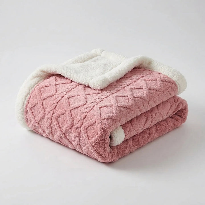 Snuvrex - Reversible Double-Sided Sherpa Throw Blanket