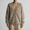 V-Neck Button-Front Women's Cardigan