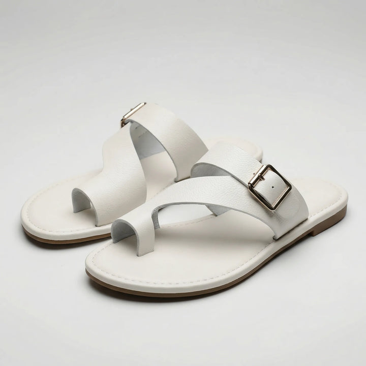 Soletta - Open-Toe Slip-On Sandal With Buckle