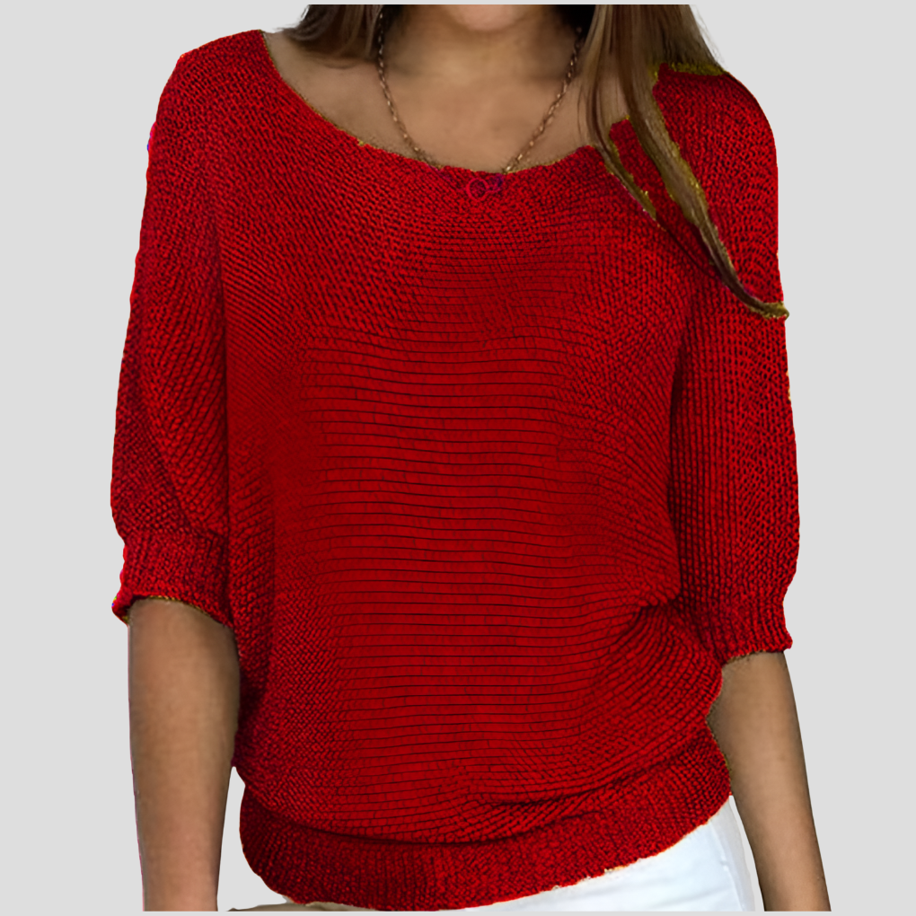 Solid Casual Oversize Sweater for Women
