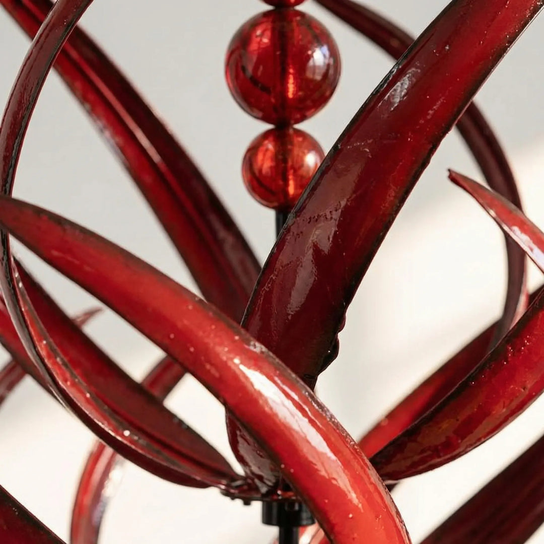Spindrex - Wind-Driven Kinetic Garden Stake Sculpture