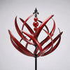 Wind-Driven Kinetic Garden Stake Sculpture