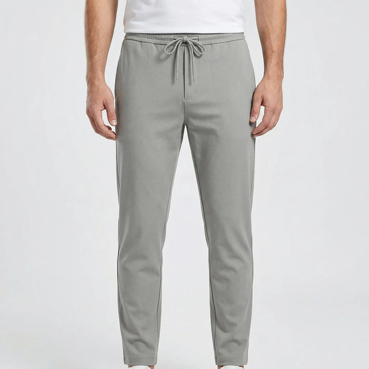 Straxen - Straight-Cut Stretch Trousers For Men