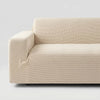 Textured Stretch Sofa Cover With Grip Backing