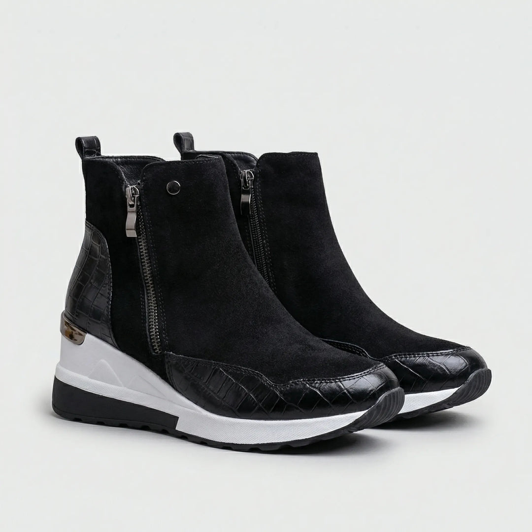 Strexia - Wedge Platform Ankle Boot