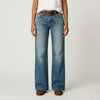 Wide-Leg Straight Cut Women's Pants