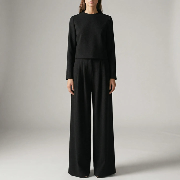 Strunova - Two-Piece Formal Top And Trouser Set