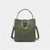 Structured Bucket Shoulder Handbag