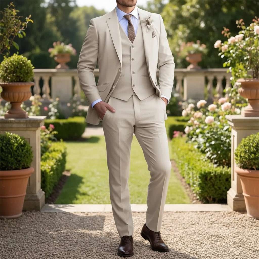 Suitrex - Slim Fit 3-Piece Formal Suit