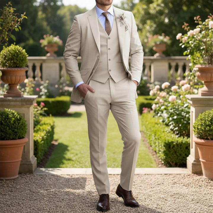 Suitrex - Slim Fit 3-Piece Formal Suit