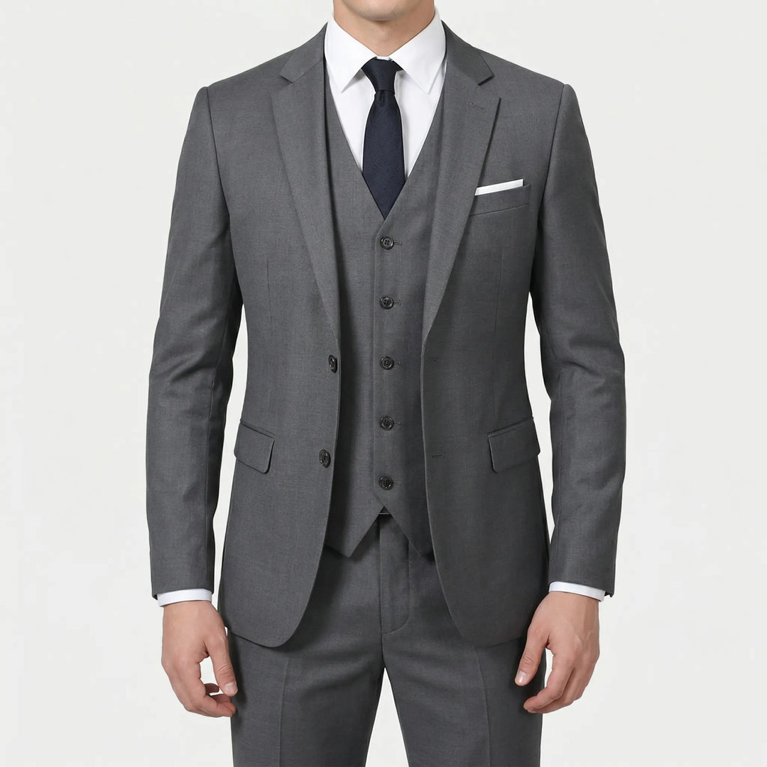Suitvero - Slim-Fit 3-Piece Formal Suit