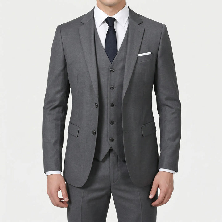Suitvero - Slim-Fit 3-Piece Formal Suit