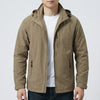 Hooded Zip-Up Transitional Jacket for Men