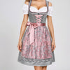 Traditional Dirndl With Lace-Up Bodice Dress for Women