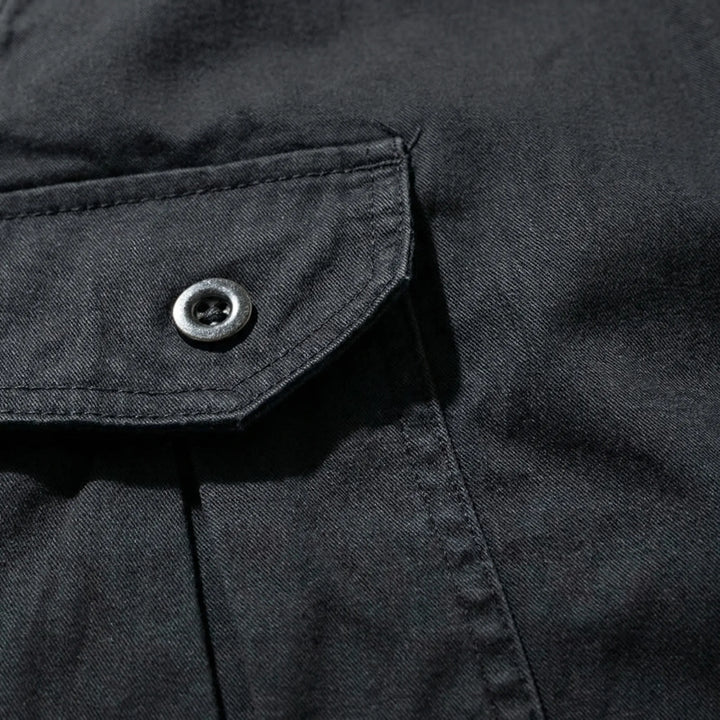 Traxholm - Multi-Pocket Relaxed Fit Cargo Shorts