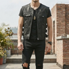 Fashionable Leather Vest for Men