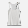 Invisible Strap Ribbed Tank Top for Women