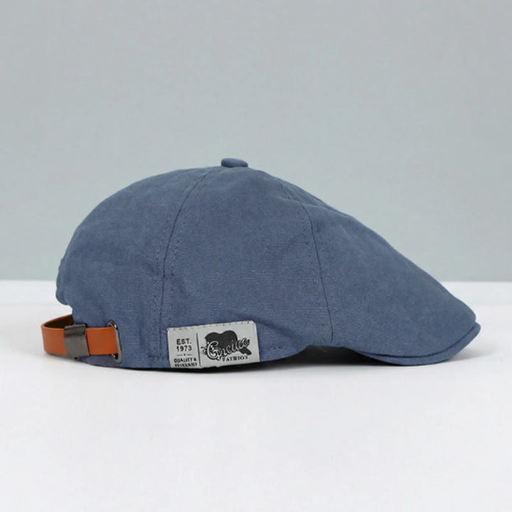 Vantrel - Classic Flat Cap With Adjustable Strap