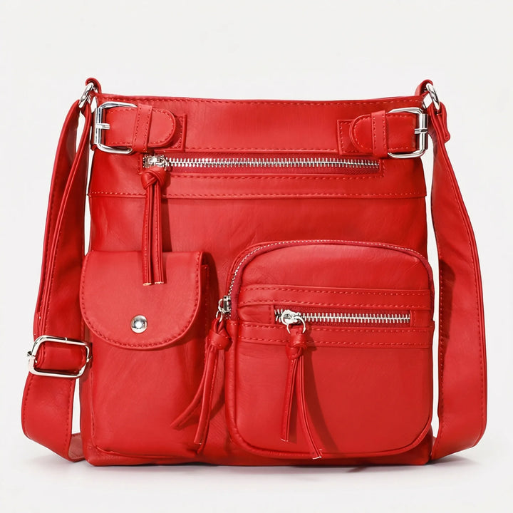 Velbora - Multi-Pocket Crossbody Shoulder Bag