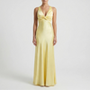 Sleeveless Satin Maxi Evening Gown