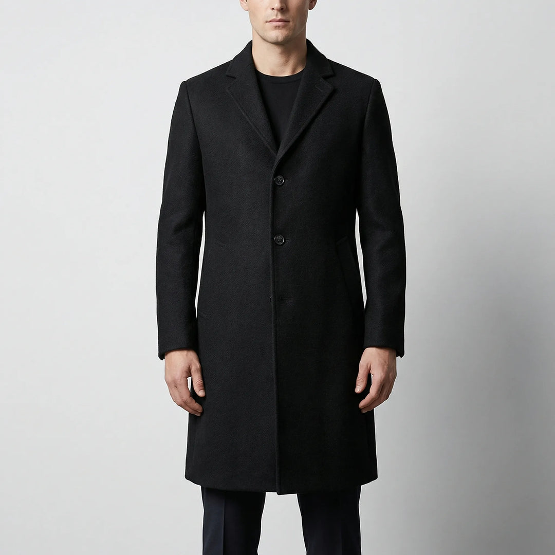 Veltmore - Longline Structured Men's Overcoat