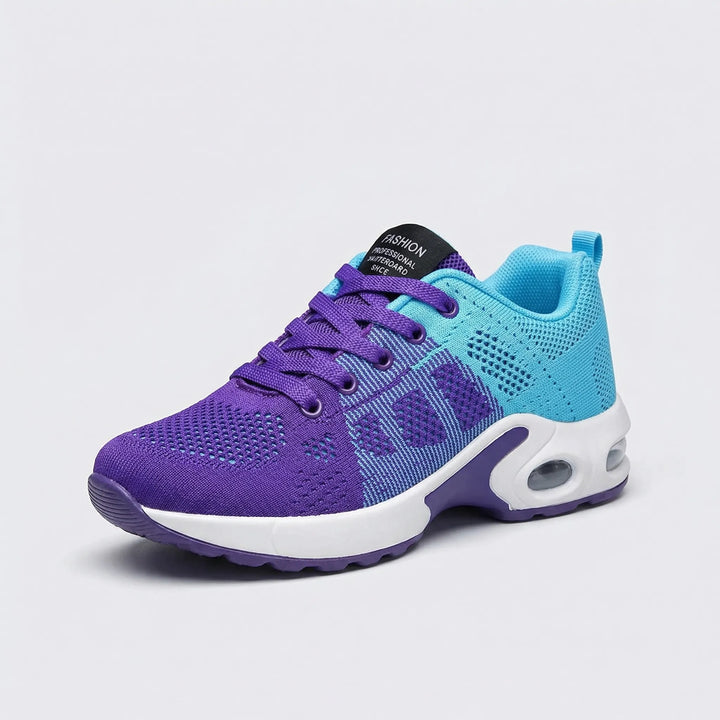 Velvrun - Air-Cushioned Lace-Up Sneaker For Women