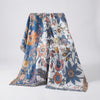 Reversible Floral Print Throw Blanket