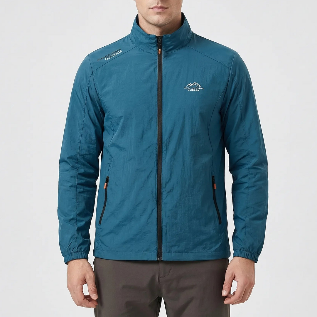 Vexalo - Lightweight Men's Zip-Up Windbreaker