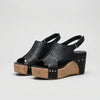 Peep-Toe Platform Wedge Sandal for Women