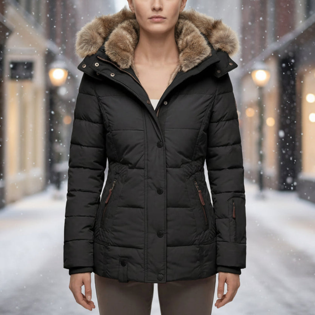 Wintrelle - Hooded Padded Women's Winter Jacket