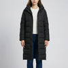 Quilted Hooded Long Winter Jacket