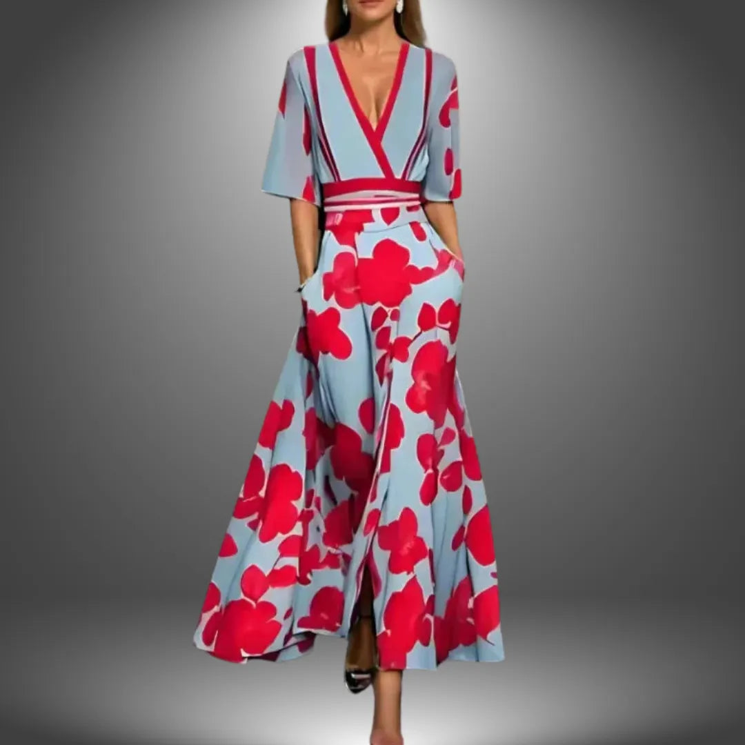Adelaide Women's Floral Print Maxi Dress