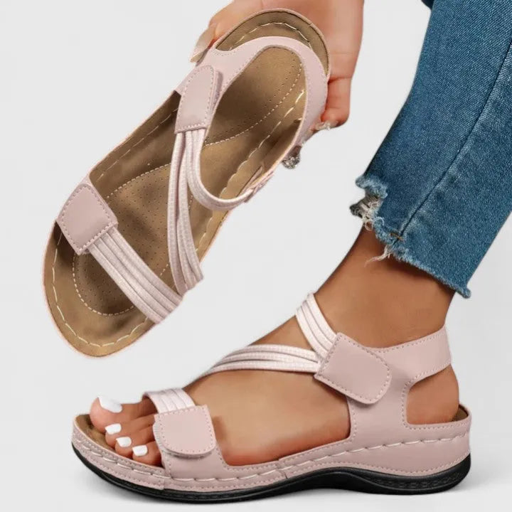 Alissa Women's Open Toe Ankle Strap Sandals