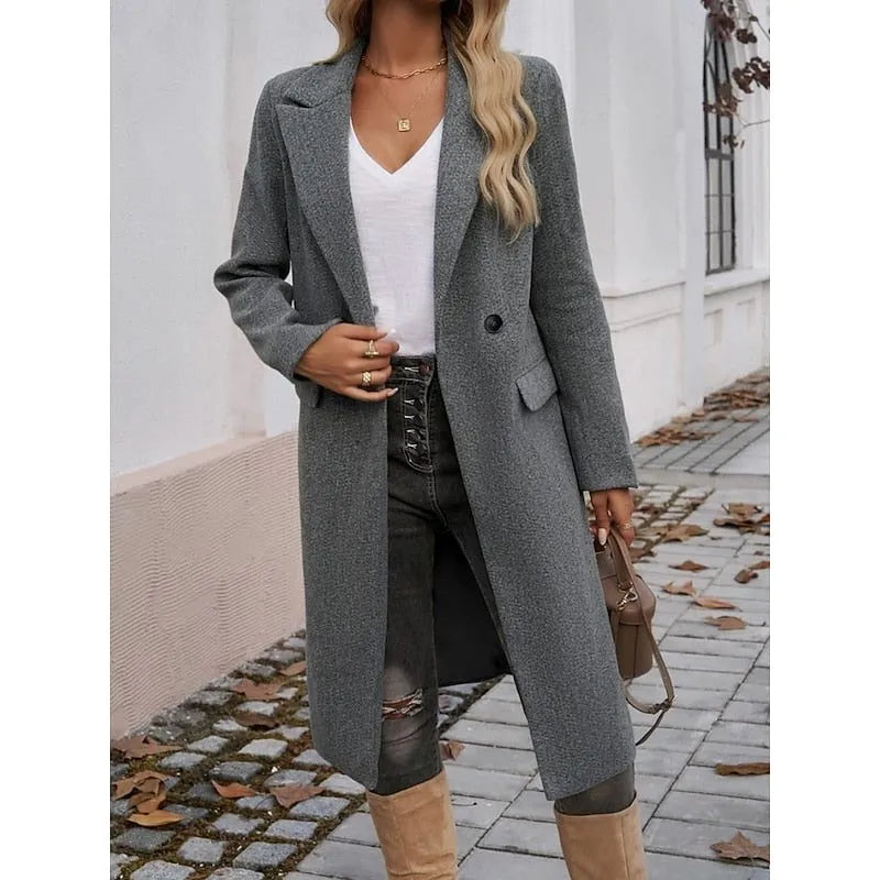 Armelle Women's Longline Tailored Blazer Coat