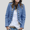 Double Breasted Wool-like Jacket for Women