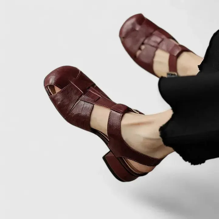Cordelia Women's Open Toe Leather Sandals