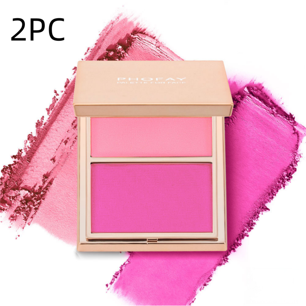 PHOFAY Double-Take Cream &amp; Powder Blush Duo