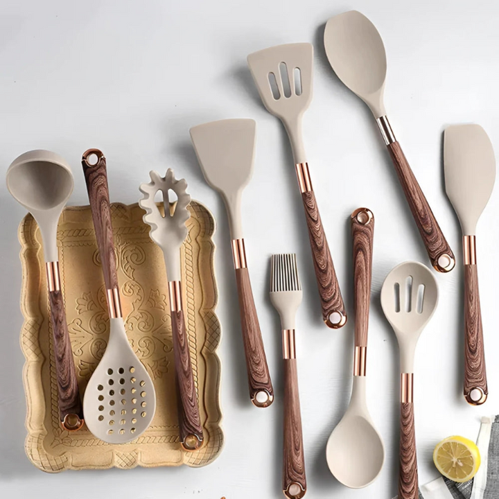 10-Piece Silicone Kitchen Utensil Set