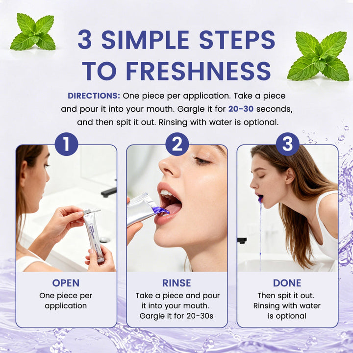 Mint Portable Mouthwash 20pcs