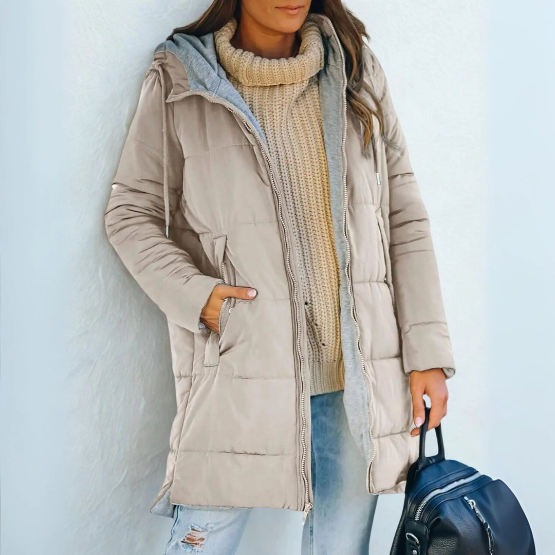Freida Women's Long Hooded Puffer Jacket