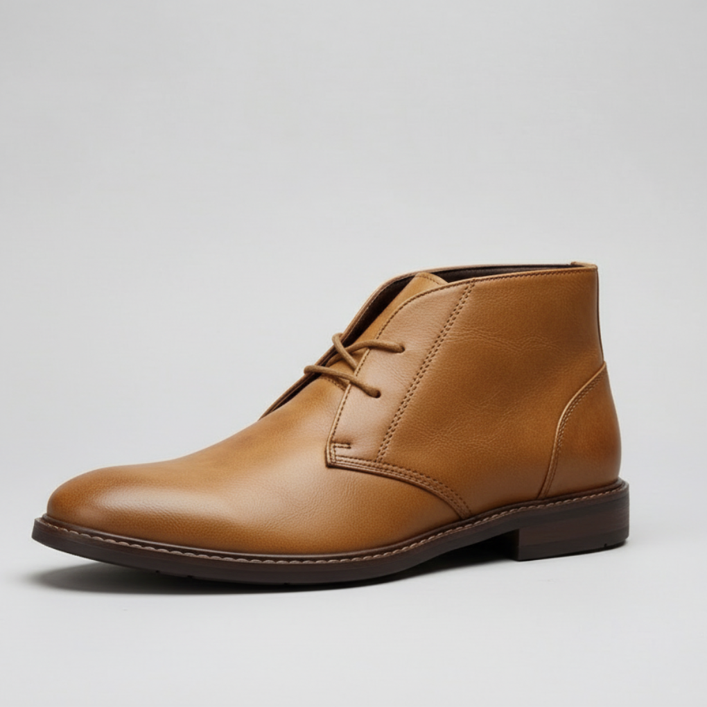 Classic Lace-Up Ankle Boot For Men