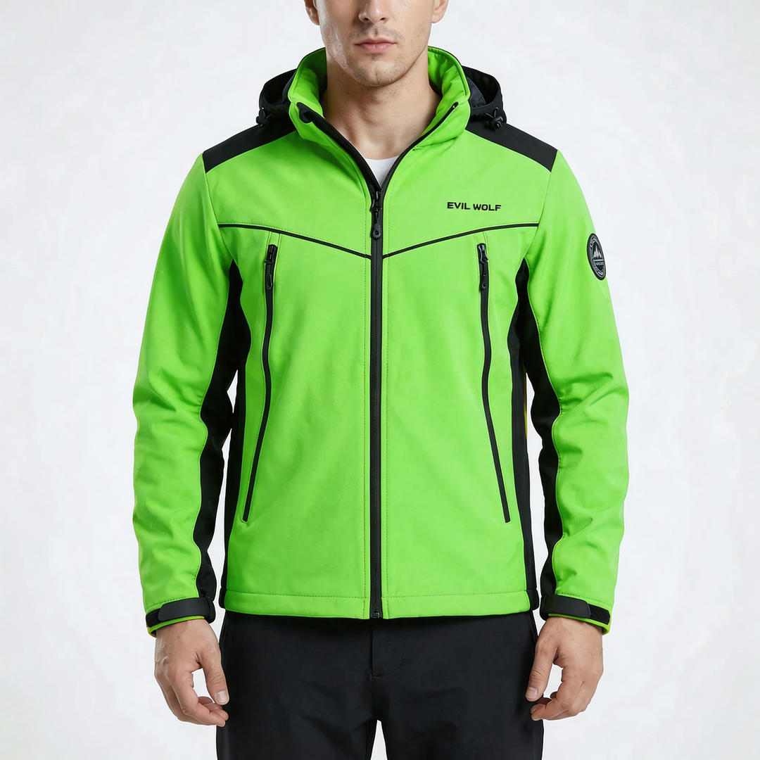 Water-Repellent Hooded Outdoor Jacket