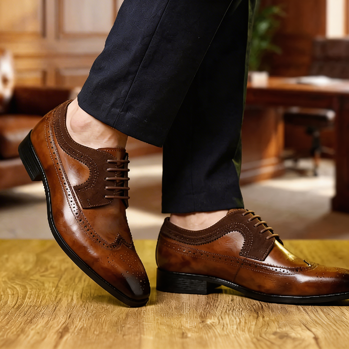 Lace-Up Brogue Shoe For Men
